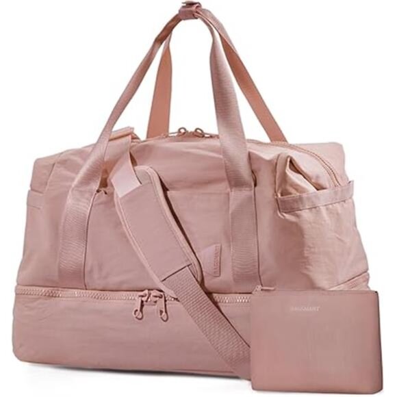 Weekender Bags for Women, BAGSMART Travel Duffel Bags with Shoe Compartment - Picture 7 of 7